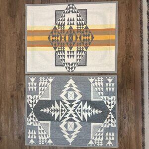 PENDLETON Aztec Reversible Pillow Covers Shams Rectangular SET OF 2